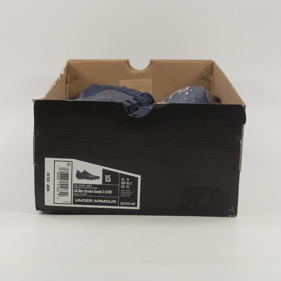 Under Armour Blur 2 MC Suede 'Midnight Navy' 3027978-401 Football Multi-Size - Picture 8 of 10
